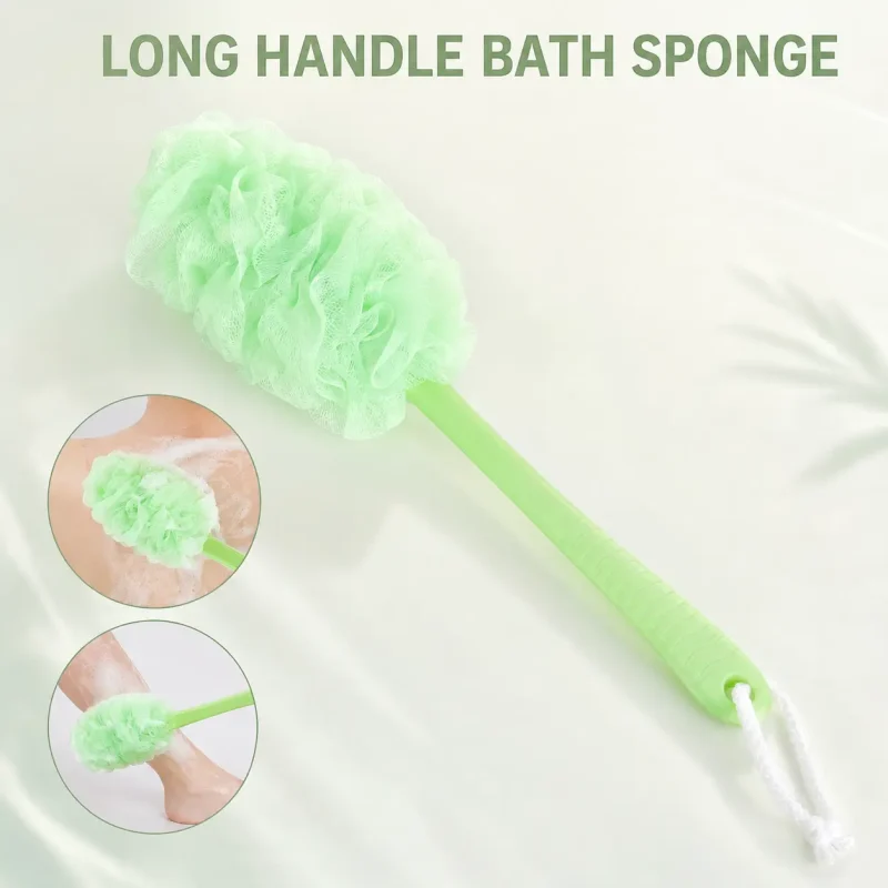 Long Handle Bath Loofah Sponge