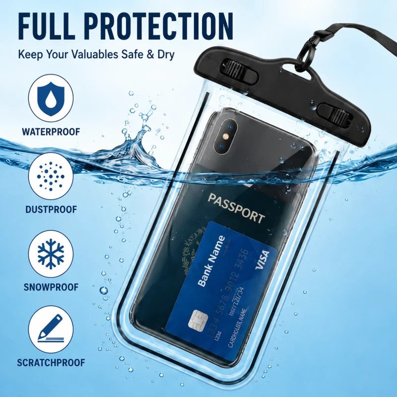 Universal Waterproof Phone Pouch Universal Waterproof Phone Pouch