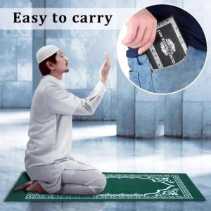 Portable Muslim Prayer Mat – Pocket‑Size Travel