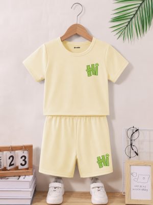 Hi Printed Summer Short Suit For Kids