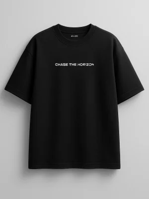 Chase The Horizon Oversized Printed T-Shirt For Mens