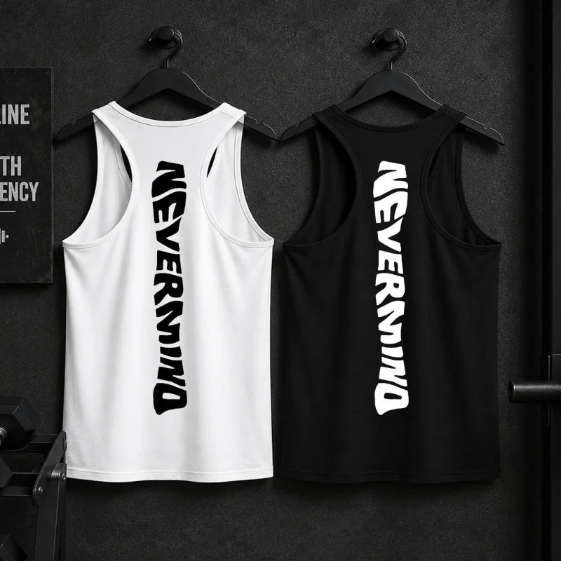 Pack of 2 WB Never Mind Printed Tank Top For Mens