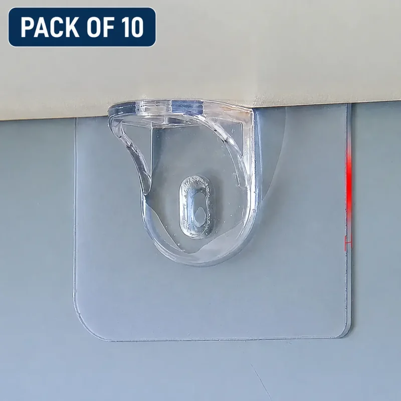 Pack Of 10 Durable Adhesive Shelf Support Pegs