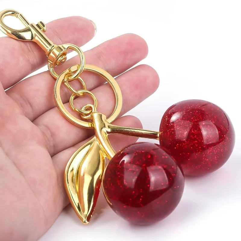 Cherry Keychain – Fashion Bag Charm & Stylish Accessory