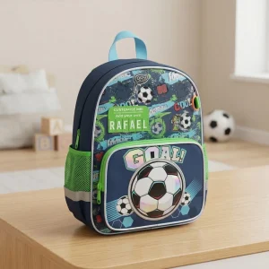 Football Themed School Backpack for Kids – Montessori to Prep