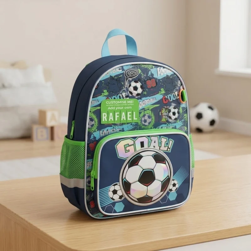 Football Themed School Backpack for Kids – Montessori to Prep Football Themed School Backpack for Kids – Montessori to Prep