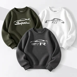Pack of 3 Supra Sports GTR Printed Sweatshirts for Tween Kids