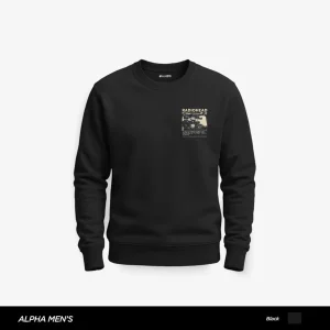 Radiohead Printed Black Sweatshirt for Men
