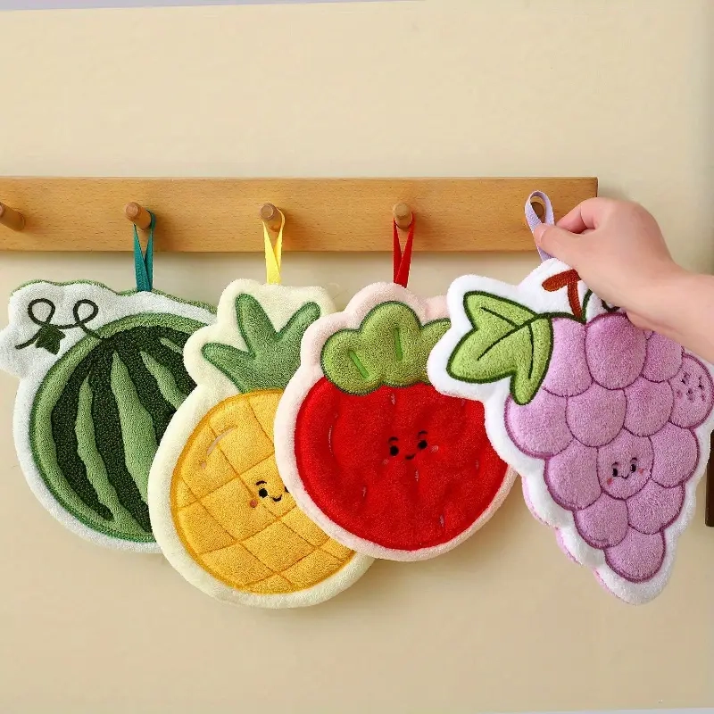 1 PC Cute Fruit Shape Hanging Hand Towel