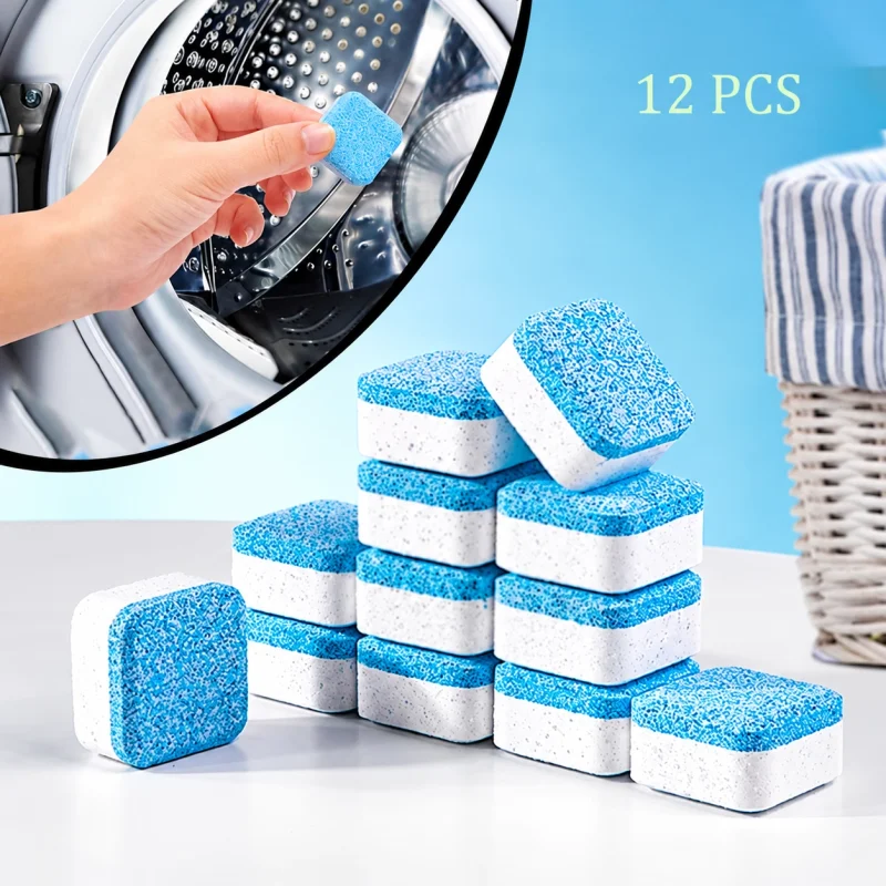 12 Pcs Washing Machine Cleaner Tablets