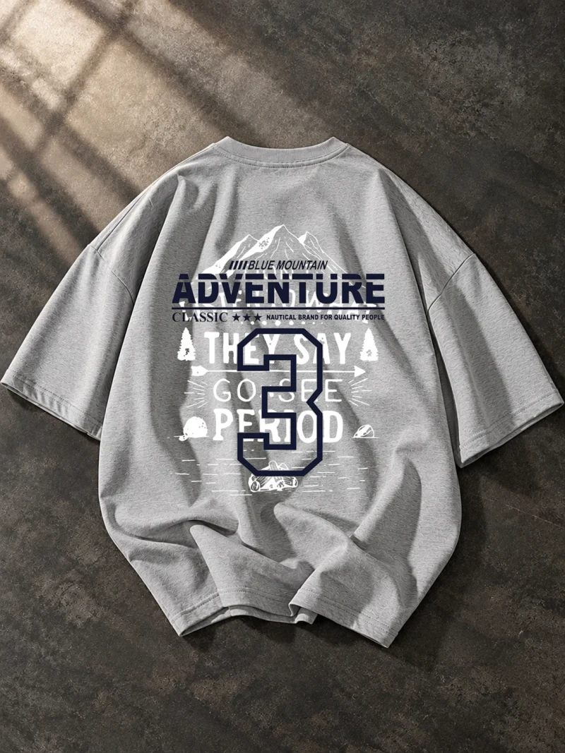 Adventure Printed Oversized T-Shirt For Mens