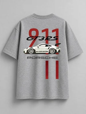 Racing Edition Printed Oversized T-Shirt For Mens