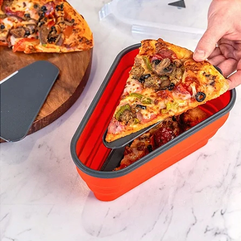 Pizza Storage Container with 5 Serving Trays