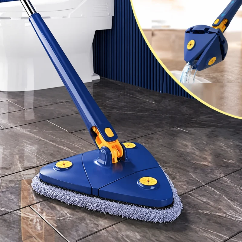 Triangle Mop 360 Rotating with Adjustable Handle & Twist Squeeze