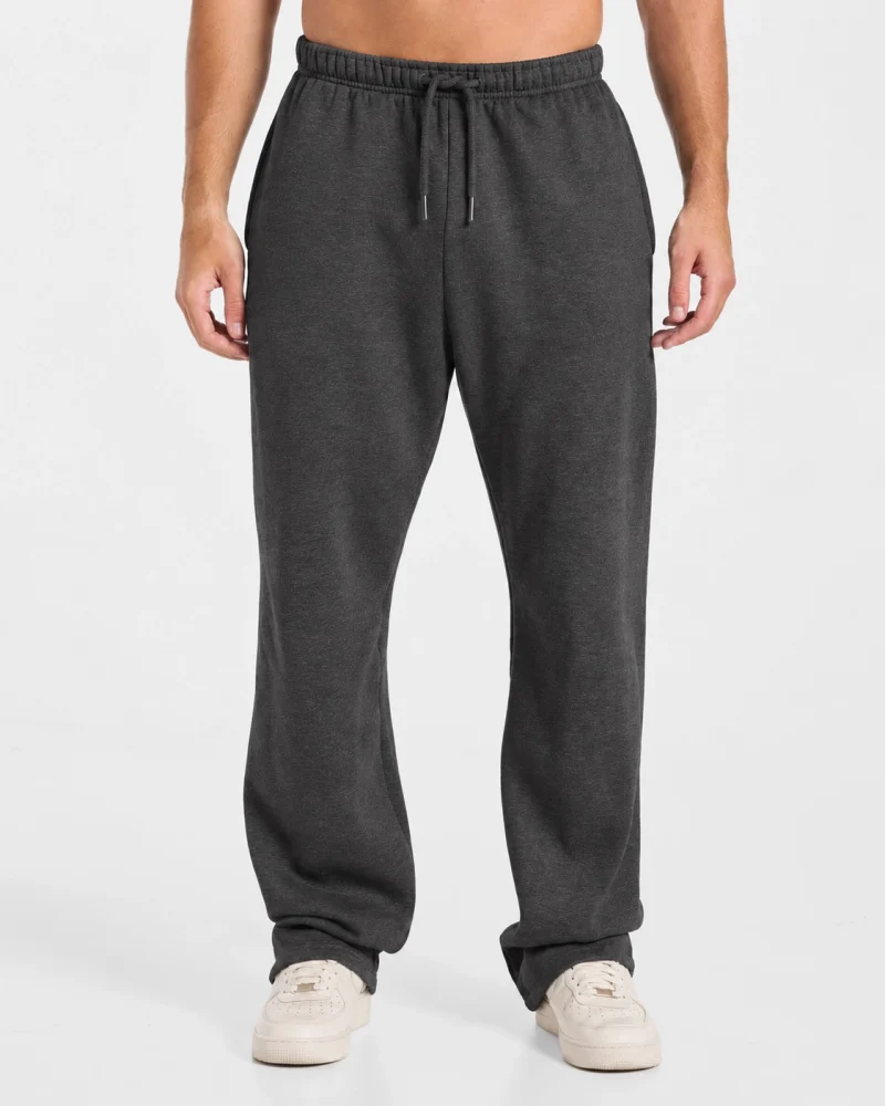 Charcoal Relaxed Fit Sweatpants for Men