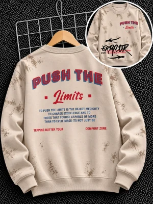 Push the Limit Graphic Sweatshirts for kids