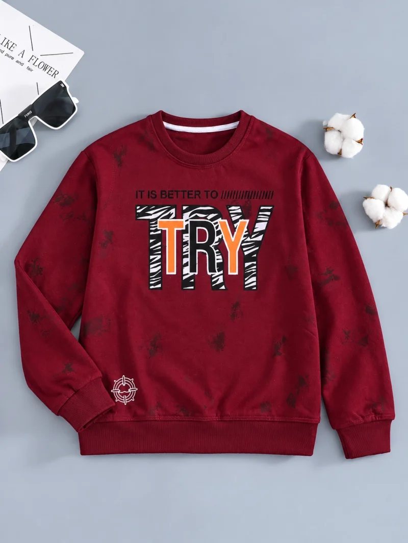 Better Try Graphic Sweatshirts for kids
